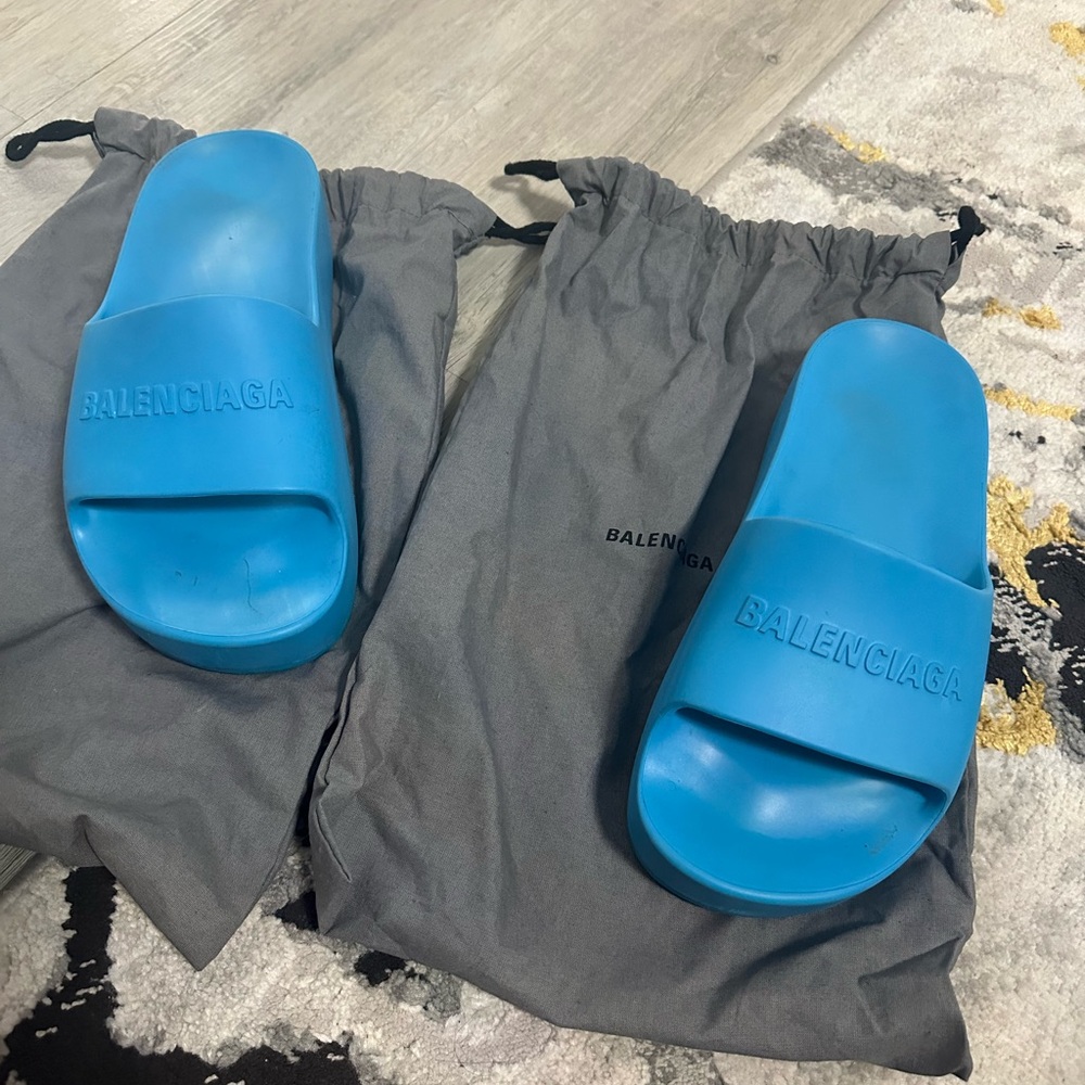Balenciaga Platform Chunky Slides